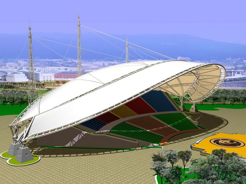 河东体育场膜结构